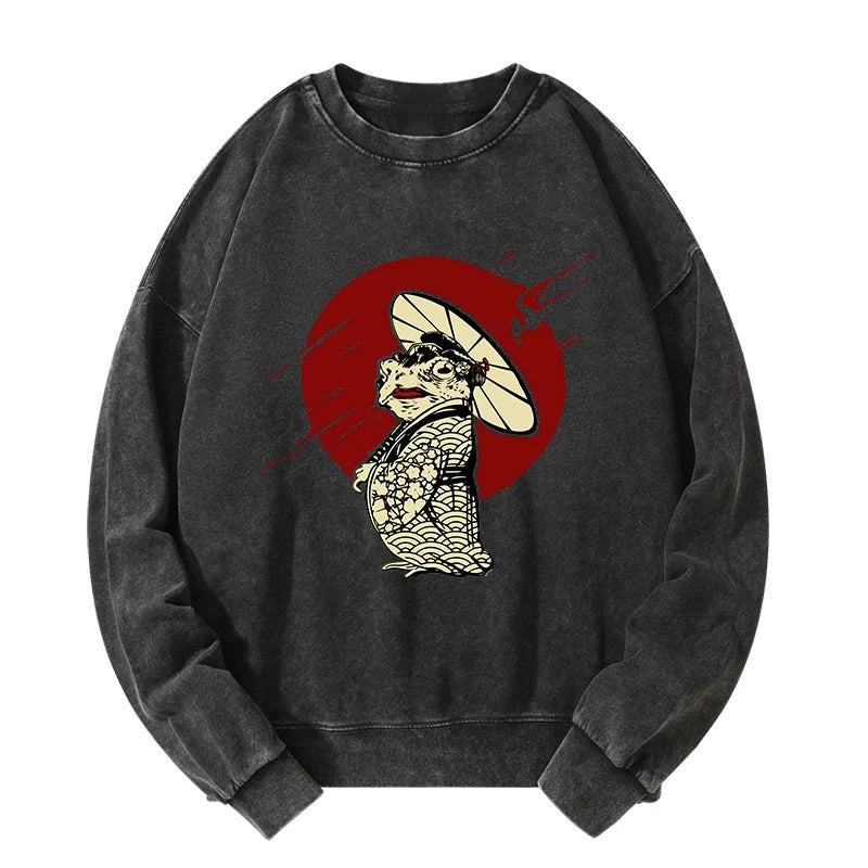 Frog Monster Washed Sweatshirt