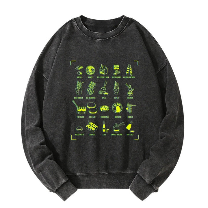 Tokyo Cuisine Washed Sweatshirt