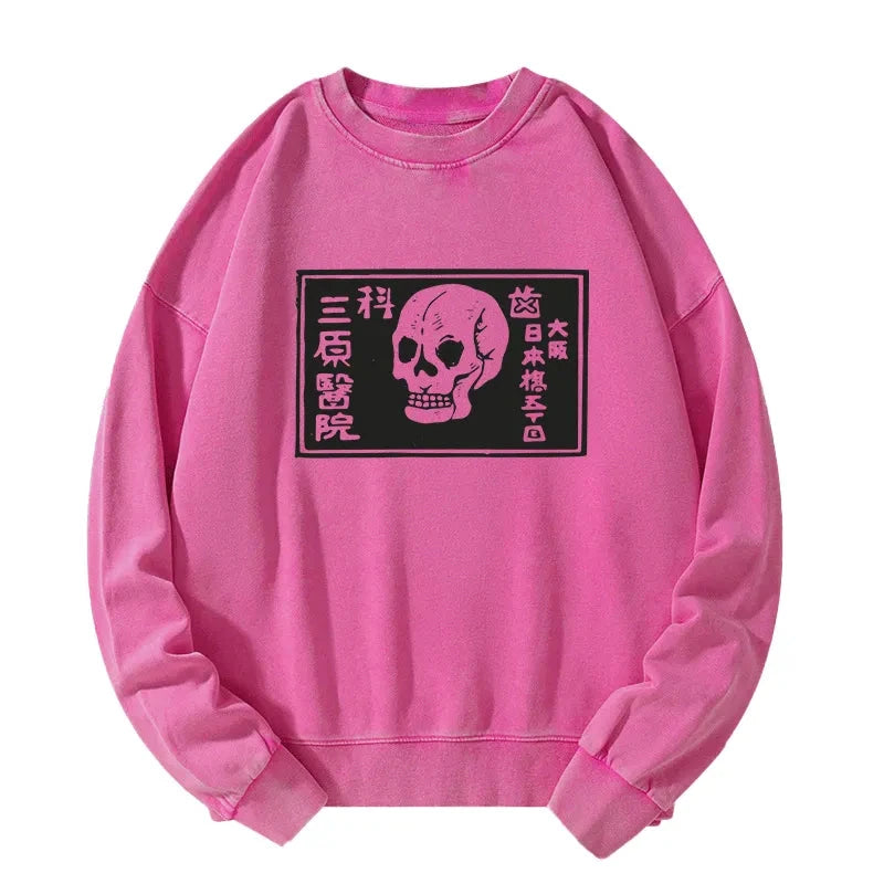 A Warning Of Death Washed Sweatshirt