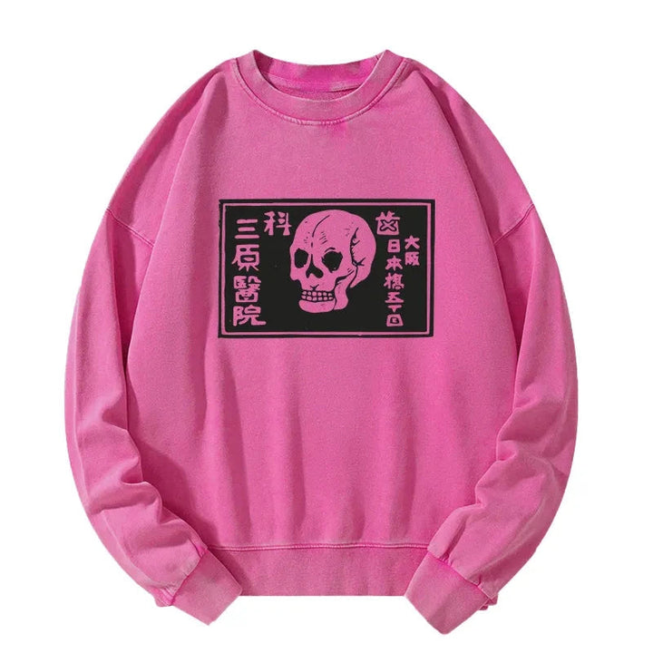 A Warning Of Death Washed Sweatshirt