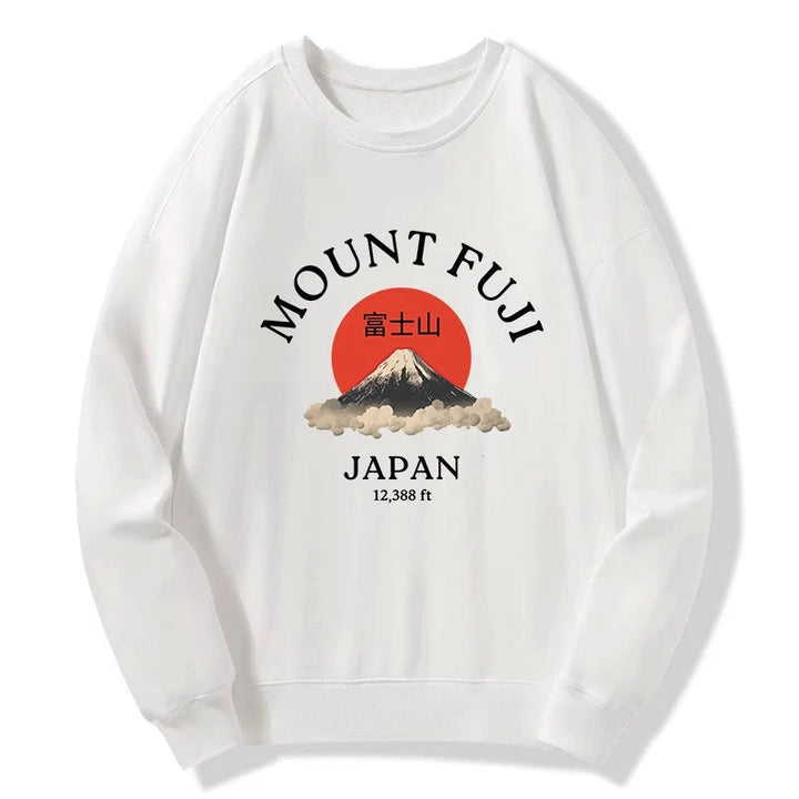 Japan Mount Fuji Sun Unisex Sweatshirt