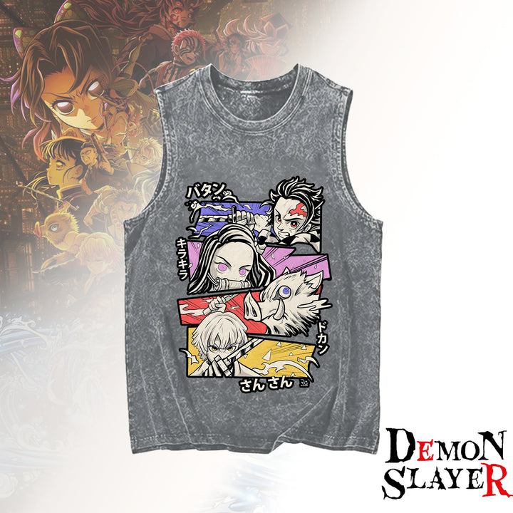 Demon Slayer: Kimetsu No Yaiba Crew Neck T-shirt