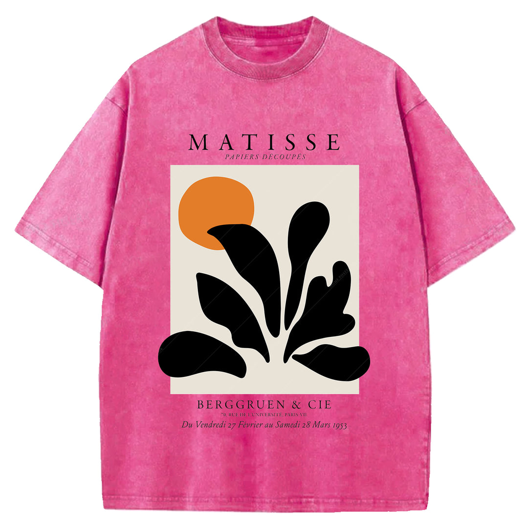 Matisse Papiers Decoupes Washed Crew Neck T-Shirt