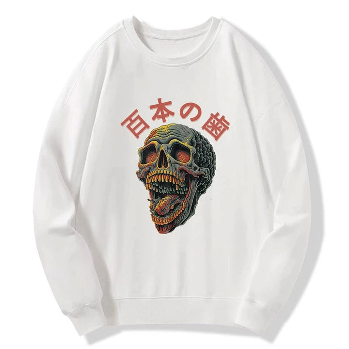 Terrifying And Disgusting Skull Sweatshirt