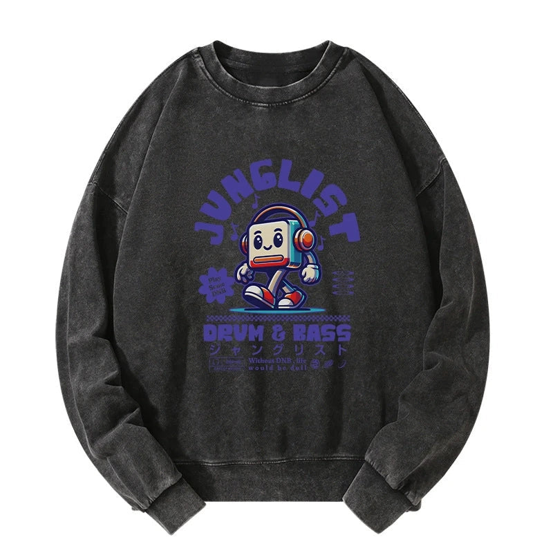 Junglist DNB Japan Washed Sweatshirt