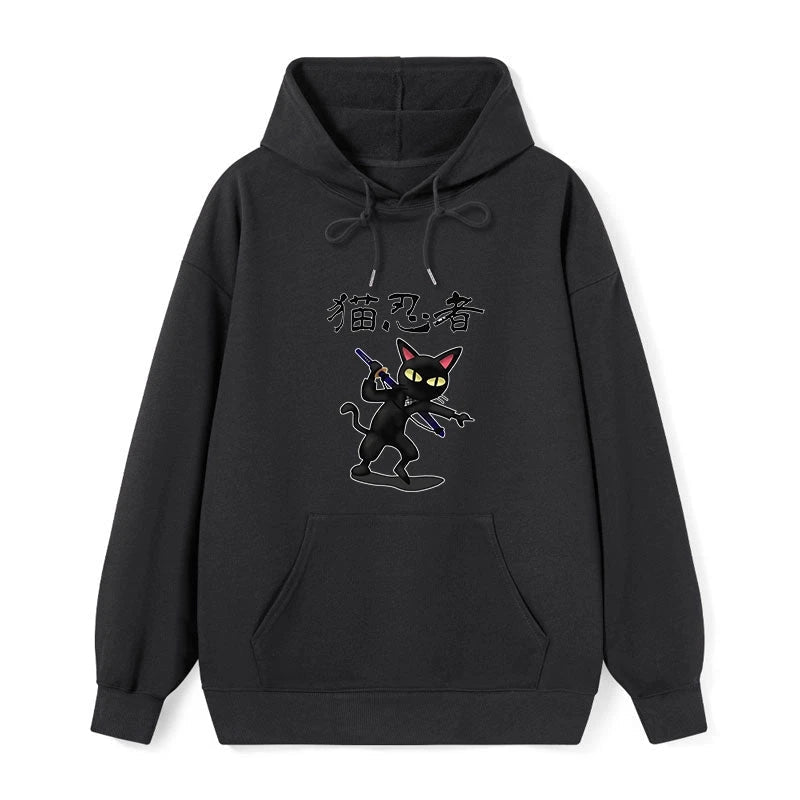 Ninja Cat Classic Hoodie