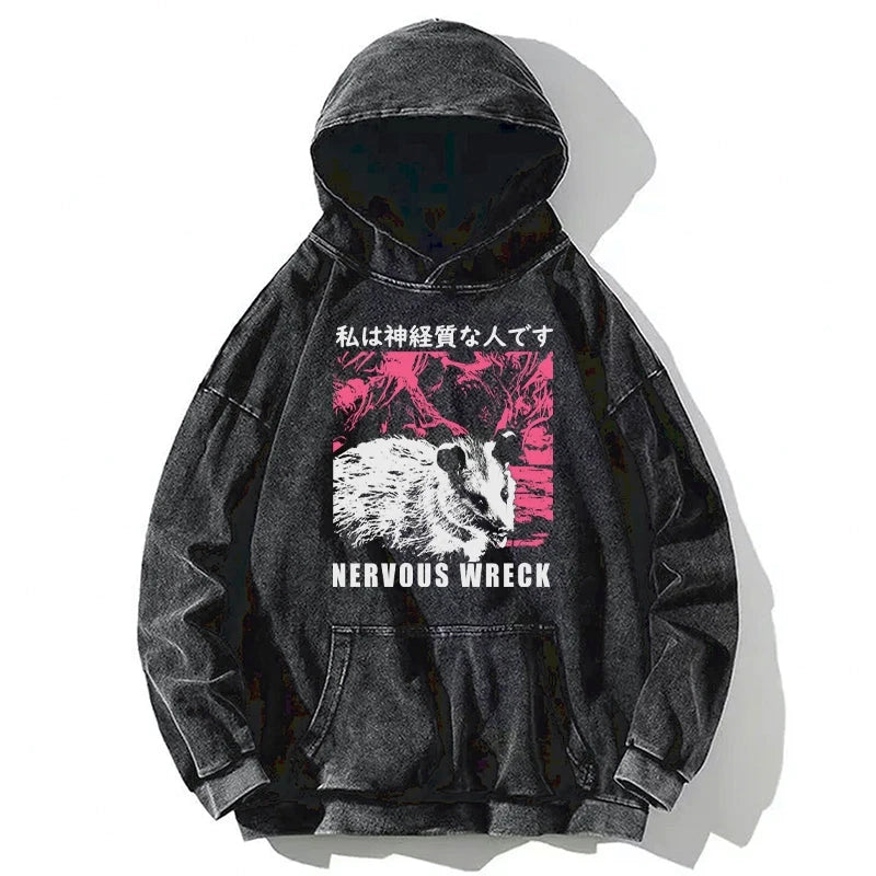 Nervous Wreck Washed Hoodie