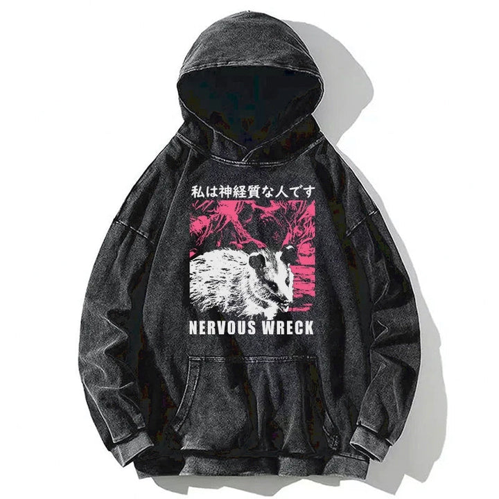 Nervous Wreck Washed Hoodie