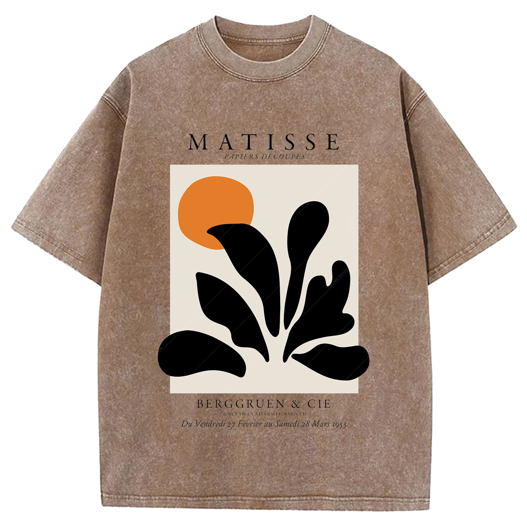 Matisse Papiers Decoupes Washed Crew Neck T-Shirt