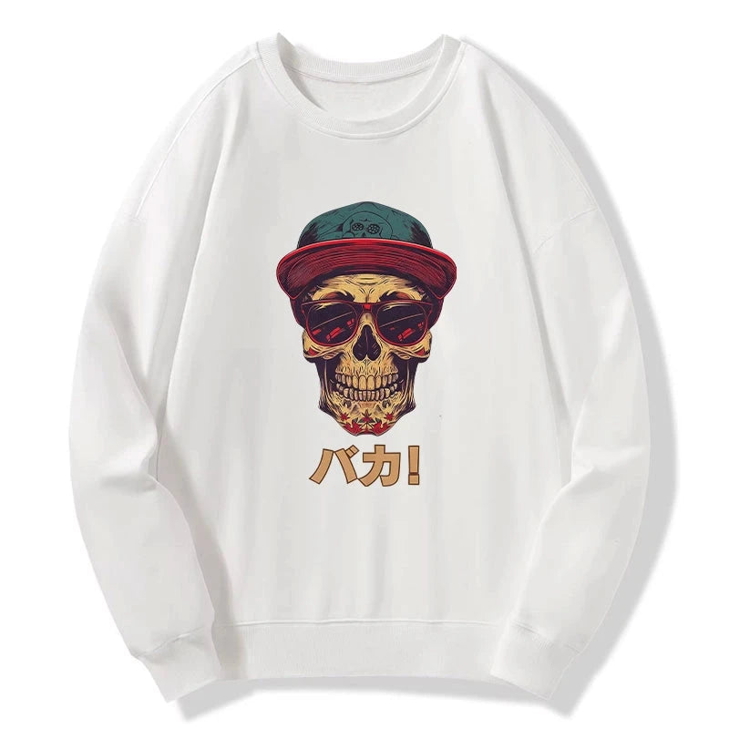 Fashion Skull Japanese Sweatshirt