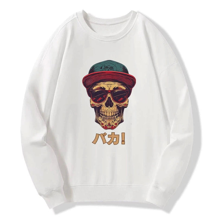 Fashion Skull Japanese Sweatshirt