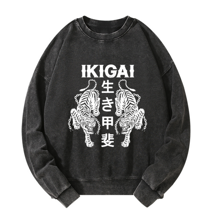 Japanese Chain Tiger Washed Sweatshirt