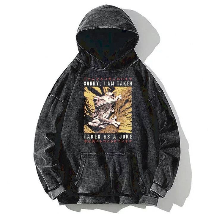 The Tragic Frog Japanese Washed Hoodie