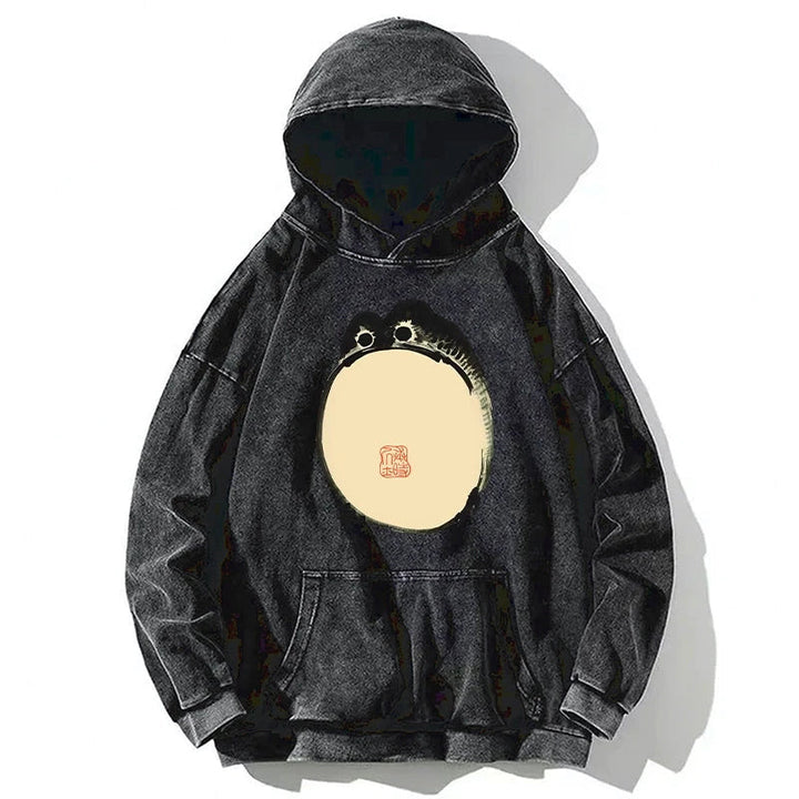 Grumpy Frog Japanese Washed Hoodie