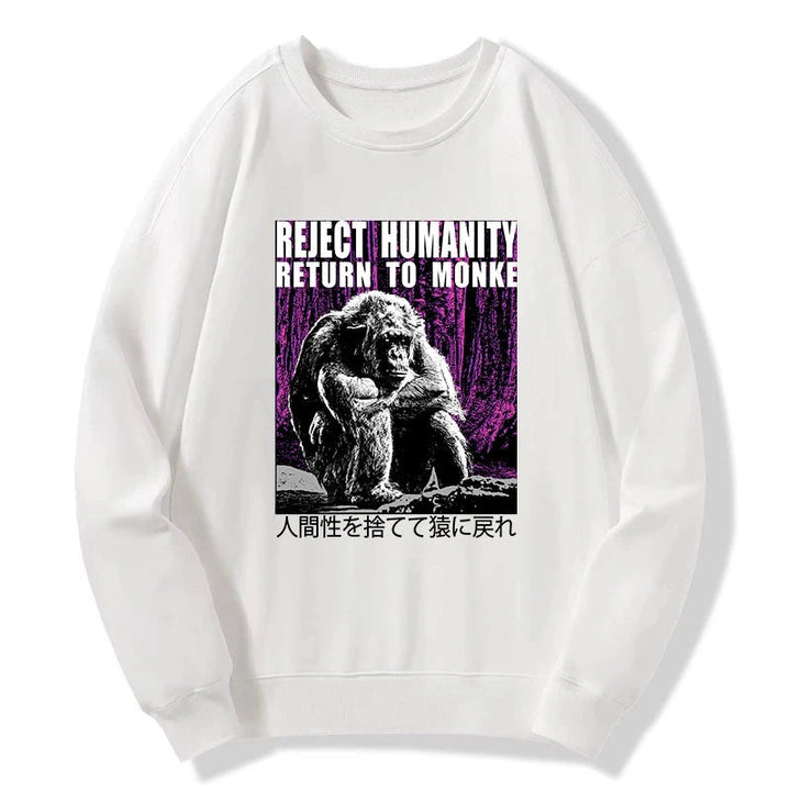 Reject Humanity Return To Monkey Japan Sweatshirt