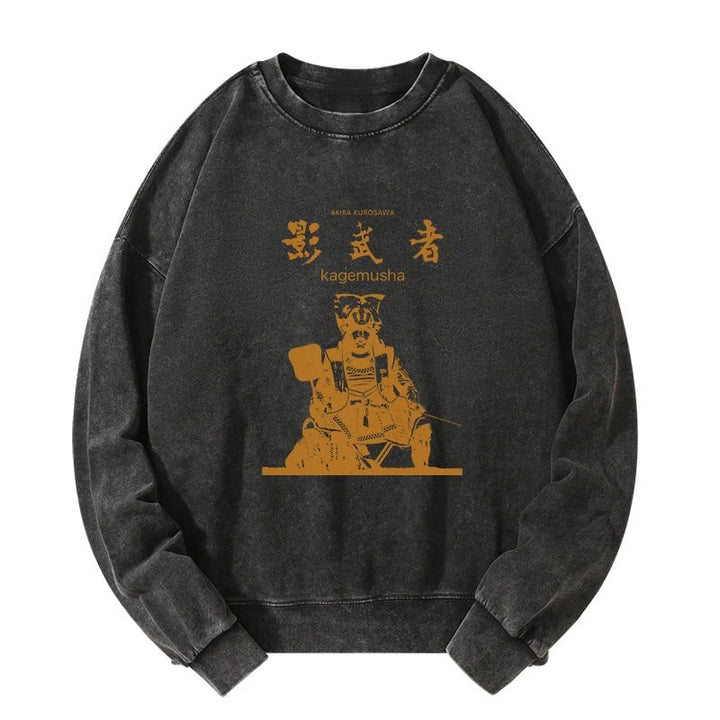 Japanese Shadow Samurai Washed Sweatshirt