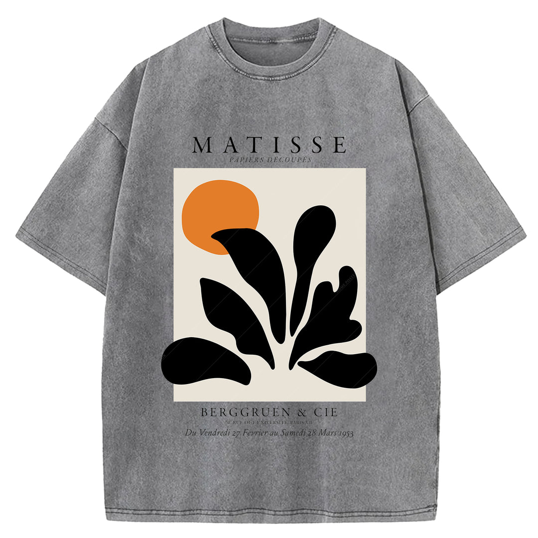 Matisse Papiers Decoupes Washed Crew Neck T-Shirt