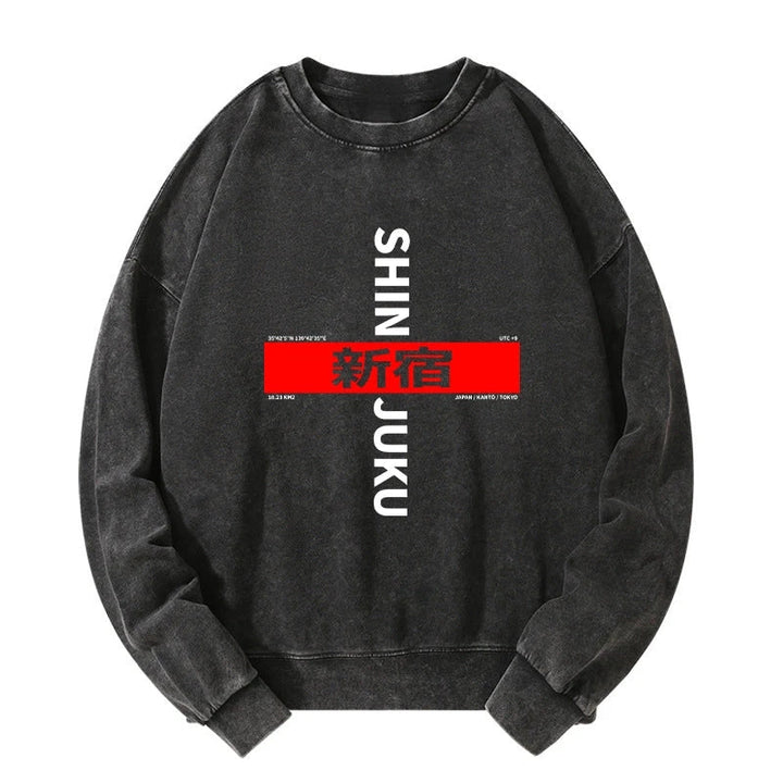 Shinjuku Prefecture Japan Washed Sweatshirt