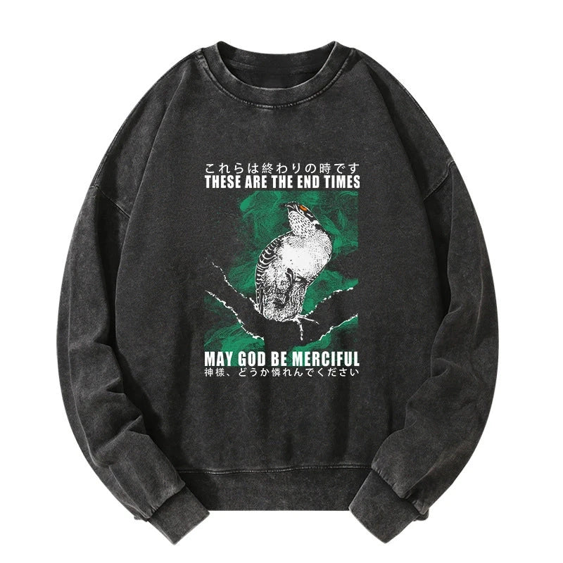 These Are The End Bird Washed Sweatshirt