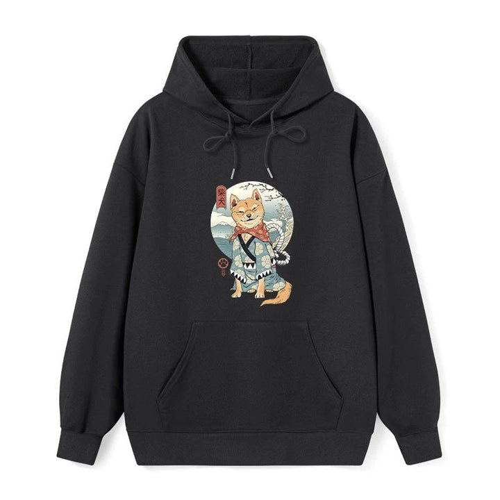 Samurai Shiba Dog Japanese Classic Hoodie