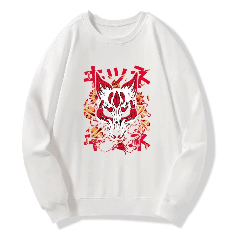 Japanese Kitsune Mask Sweatshirt