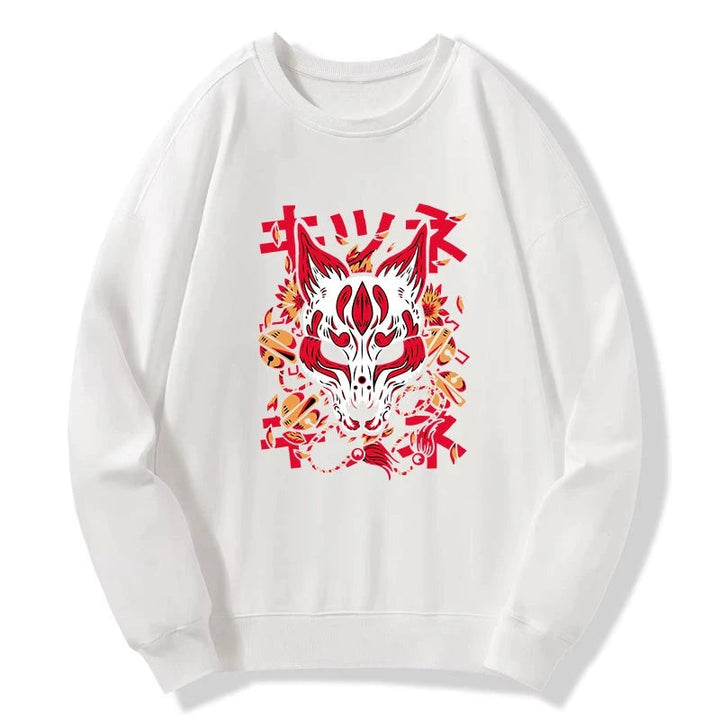 Japanese Kitsune Mask Sweatshirt