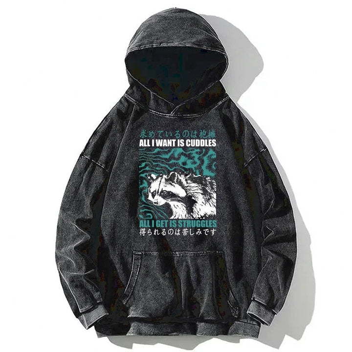 All I Get Is Struggles Washed Hoodie