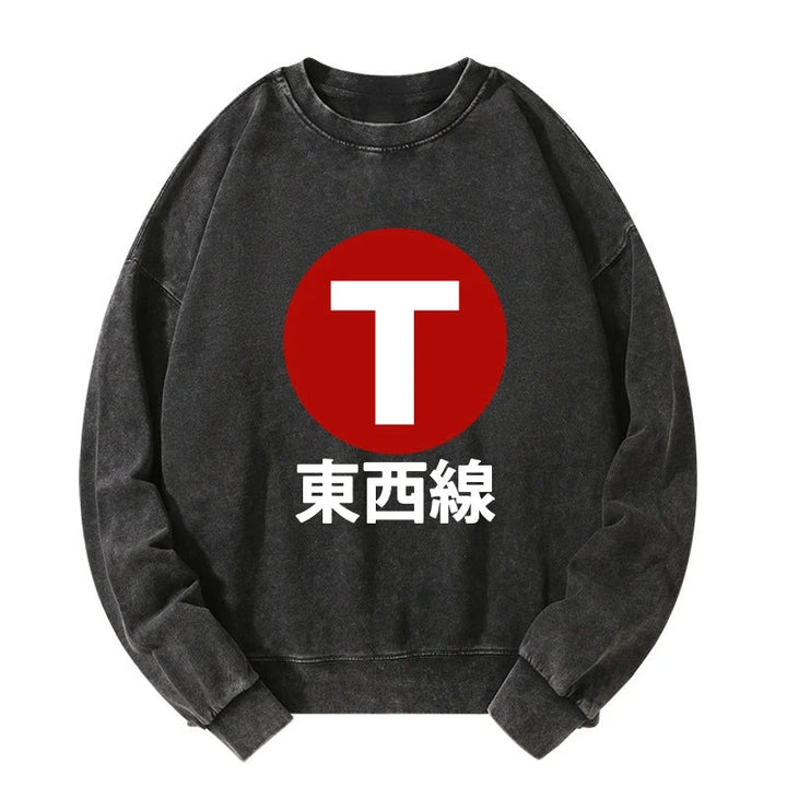 Tozai Line Kyoto Washed Sweatshirt