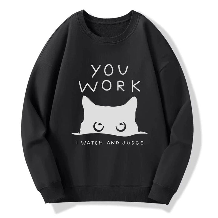 A Cat That Spies Sweatshirt