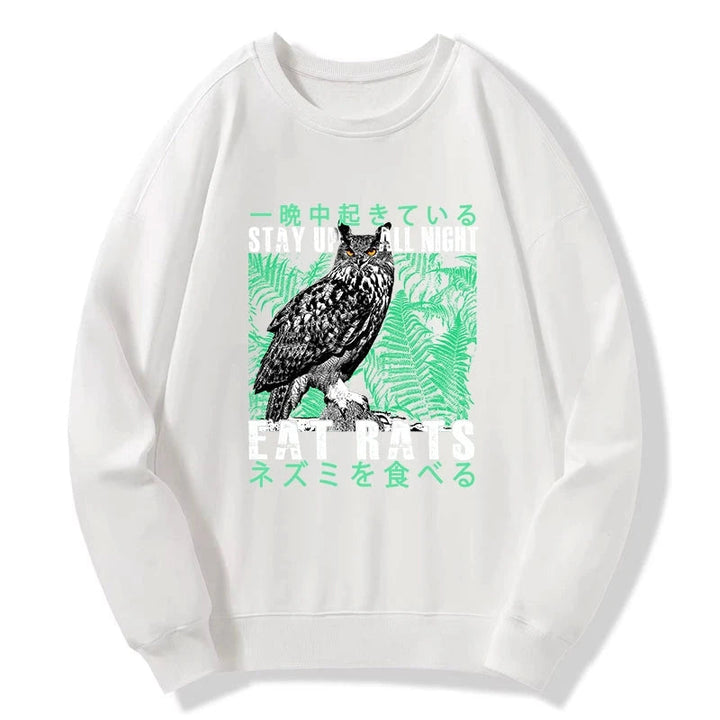 Owls Prey On Rats At Night Sweatshirt