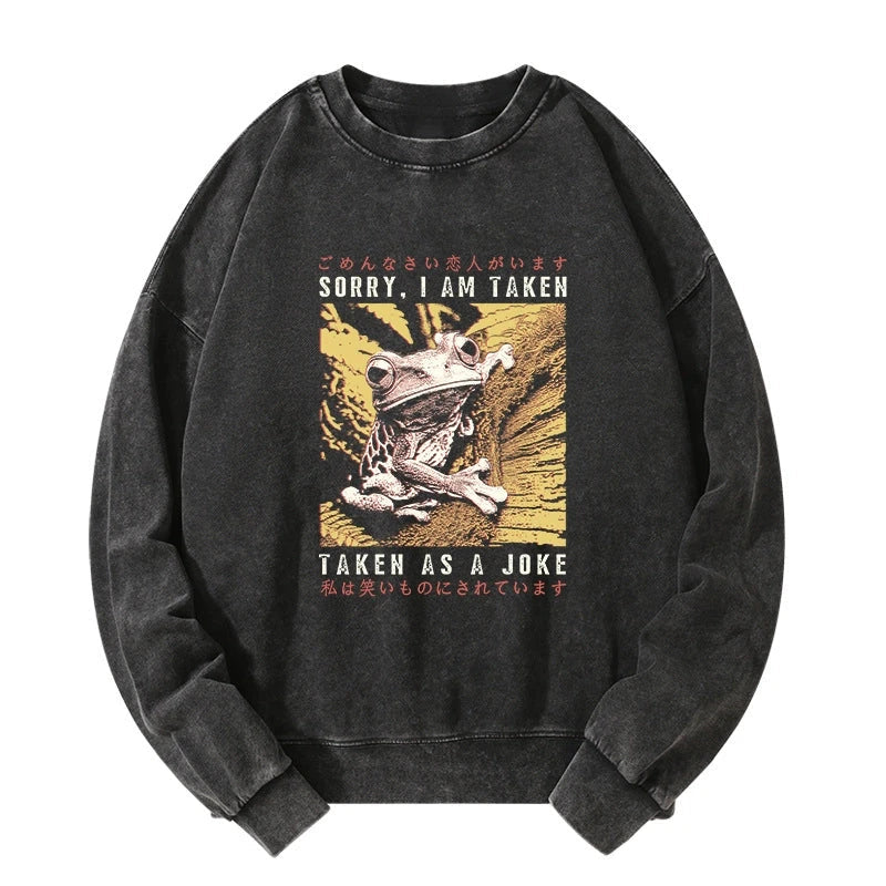 The Tragic Frog Japanese Washed Sweatshirt