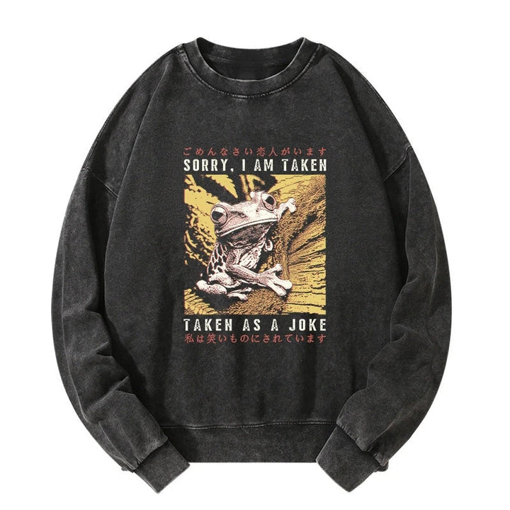 The Tragic Frog Japanese Washed Sweatshirt