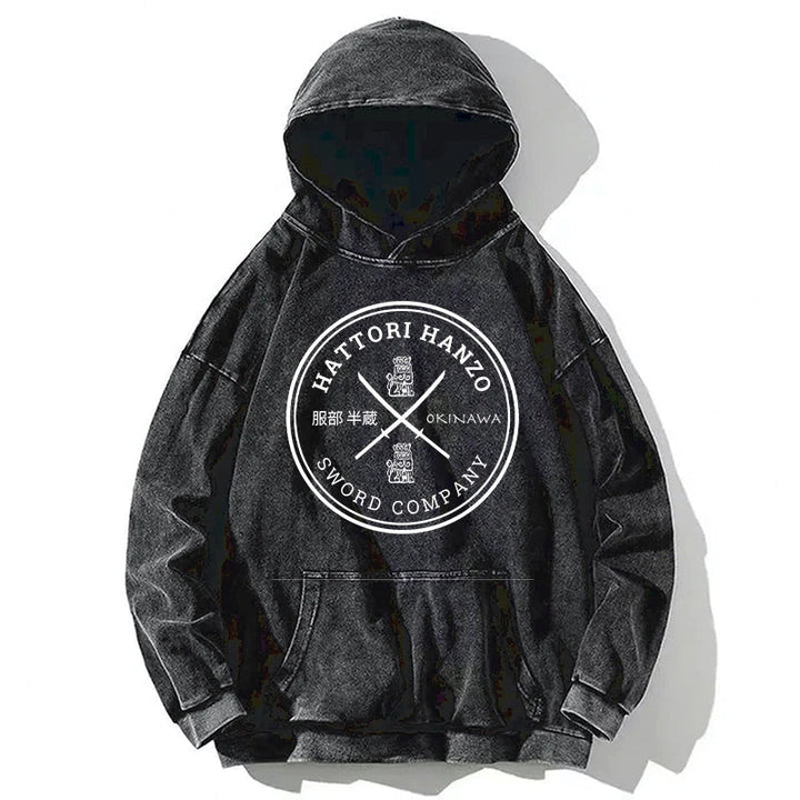 Hattori Hanzo Sword Company Washed Hoodie
