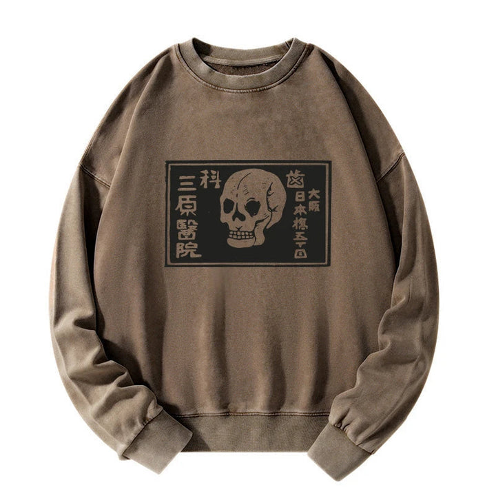 A Warning Of Death Washed Sweatshirt