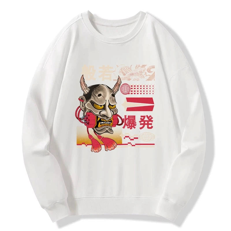 Hannya Mask Japanese Sweatshirt