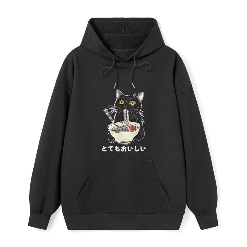 Cats Eat Ramen Noodles Classic Hoodie
