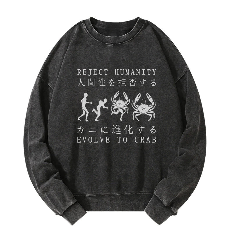 Reject Humanity Rvolve To Crab Washed Sweatshirt