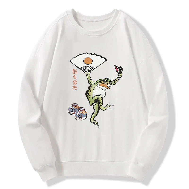 Dancing Frog Japanese Sweatshirt