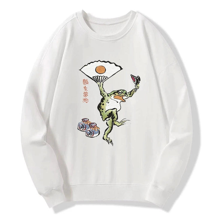 Dancing Frog Japanese Sweatshirt