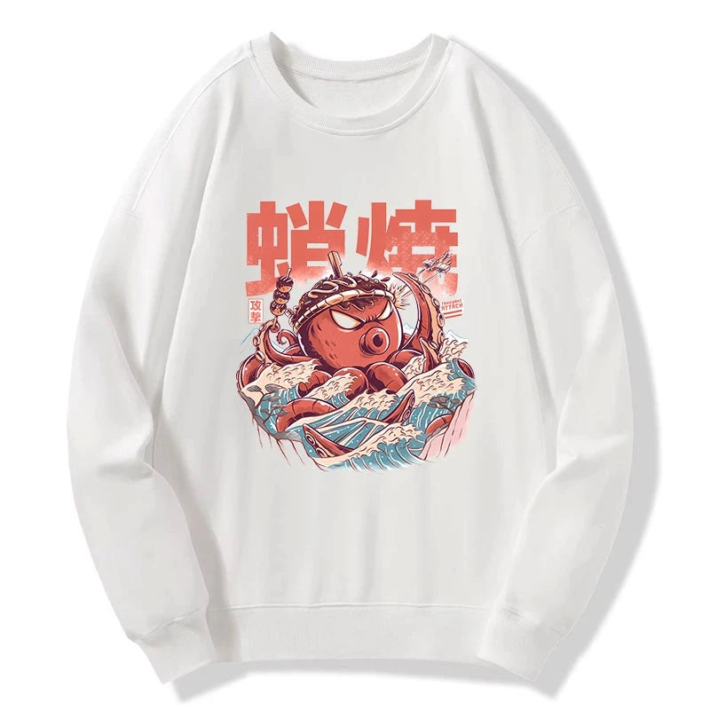 The Great Wave Takoyaki Japanese Sweatshirt