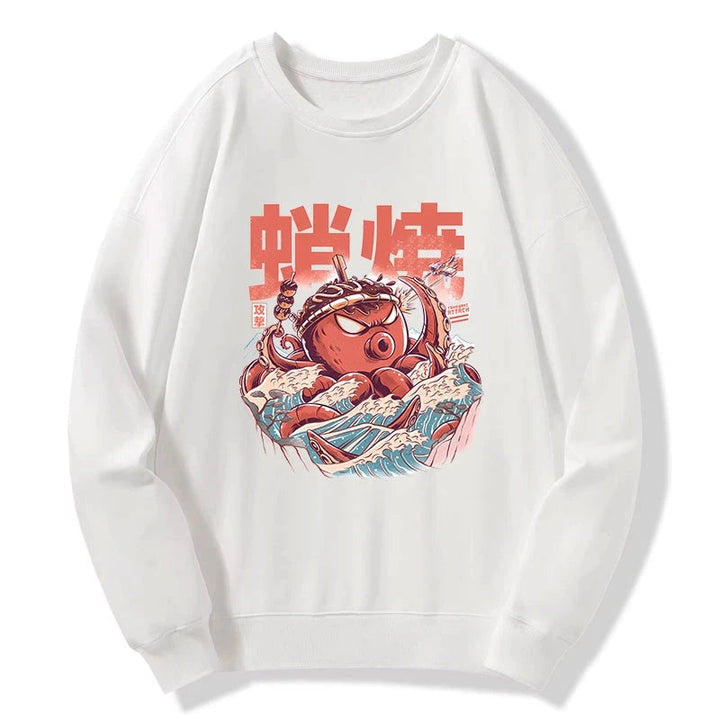 The Great Wave Takoyaki Japanese Sweatshirt