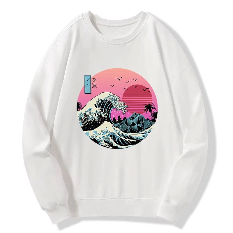 Japanese The Great Retro Wave Sweatshirt