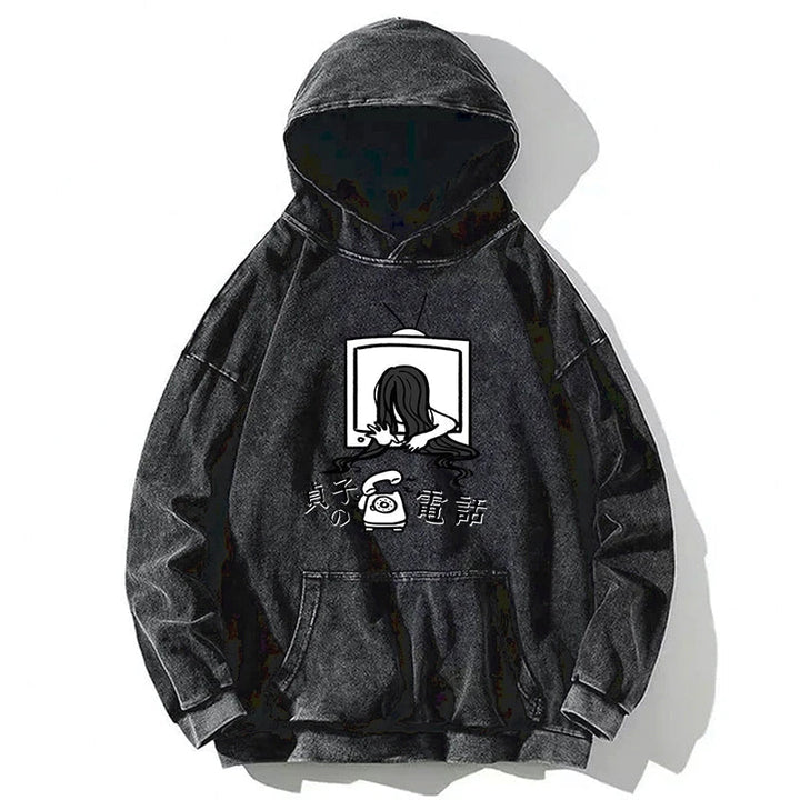The Ring Sadako Washed Hoodie