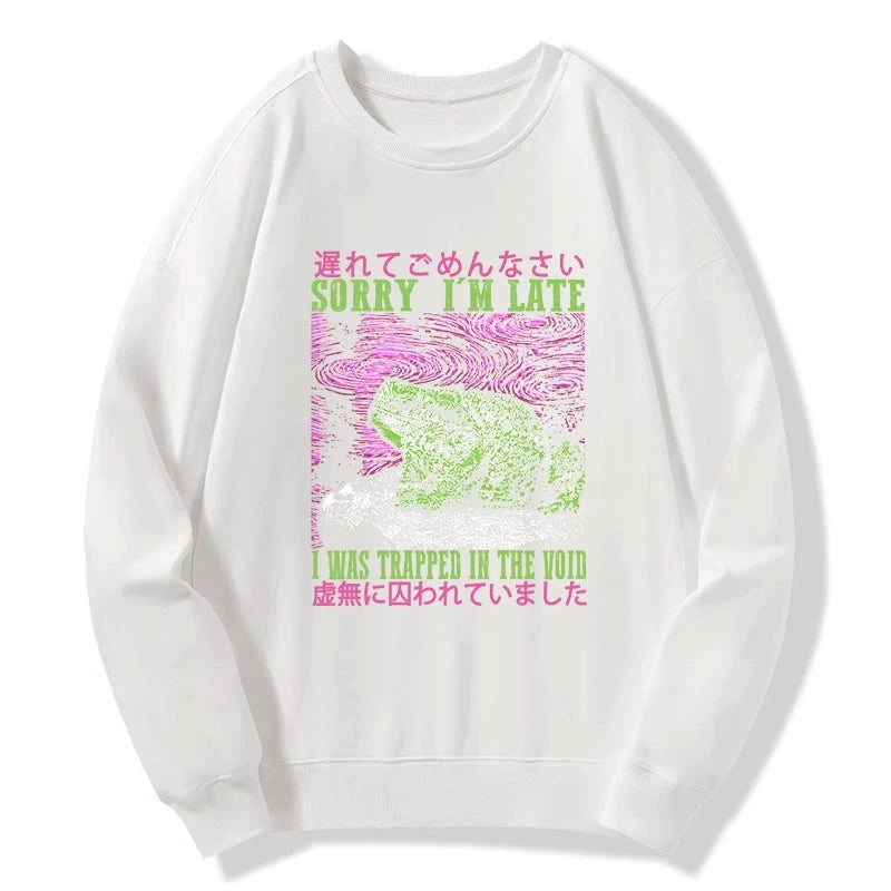 A Frog In Distress Japanese Sweatshirt