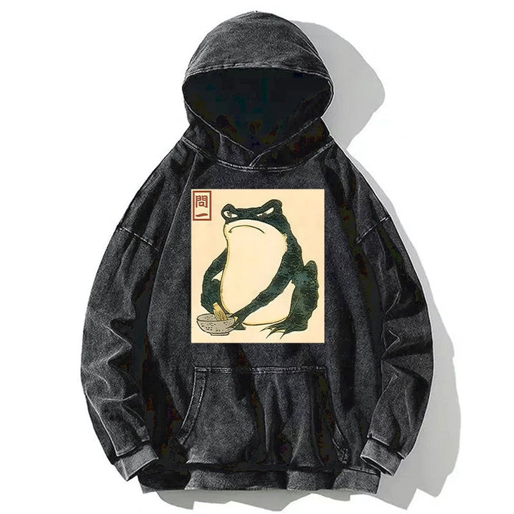 Matsumoto Hoji Japanese Frog Washed Hoodie