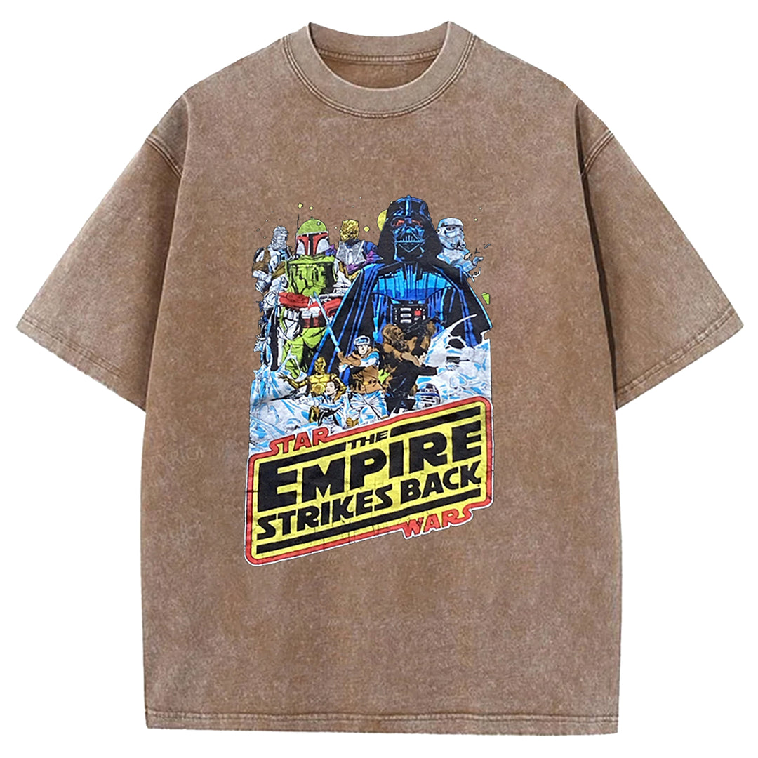 Star Wars Vintage Japanese Washed Crew Neck T-Shirt