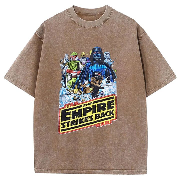 Star Wars Vintage Japanese Washed Crew Neck T-Shirt