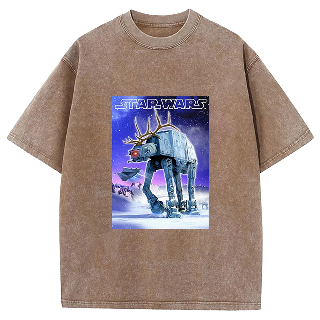 Star Wars Vintage Japanese Washed Crew Neck T-Shirt