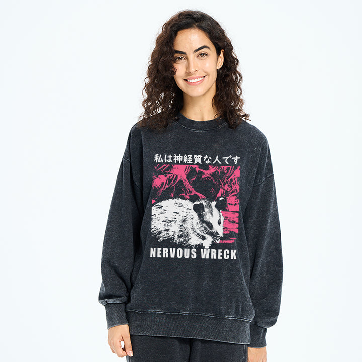 Nervous Wreck Washed Sweatshirt