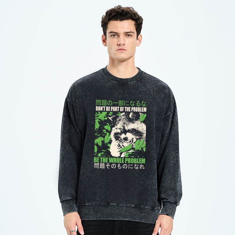 Don It Be Part Of The Problem Washed Sweatshirt